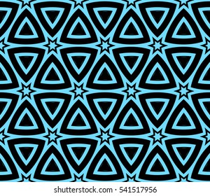 Color design geometric pattern. Seamless vector illustration blue color.