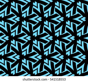 Color design geometric pattern. Seamless vector illustration blue color.