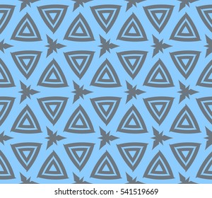 Color design geometric pattern. Seamless vector illustration blue color.