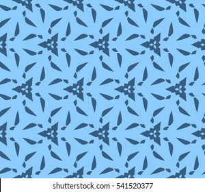 Color design geometric pattern. Seamless vector illustration blue color.