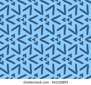 Color design geometric pattern. Seamless vector illustration blue color.