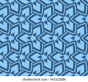 Color design geometric pattern. Seamless vector illustration blue color.