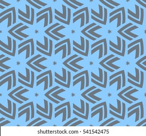 Color design geometric pattern. Seamless vector illustration blue color.