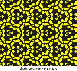 Color design geometric pattern. Seamless vector illustration yellow color.