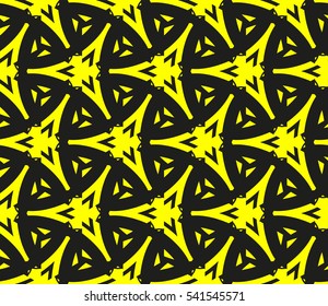 Color design geometric pattern. Seamless vector illustration yellow color.