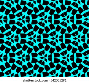 Color design geometric pattern. Seamless vector illustration blue color.