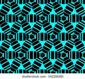 Color design geometric pattern. Seamless vector illustration blue color.