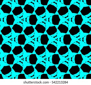 Color design geometric pattern. Seamless vector illustration blue color.