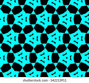 Color design geometric pattern. Seamless vector illustration blue color.