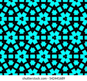 Color design geometric pattern. Seamless vector illustration blue color.