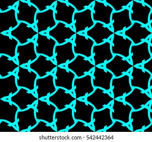 Color design geometric pattern. Seamless vector illustration blue color.
