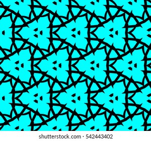 Color design geometric pattern. Seamless vector illustration blue color.