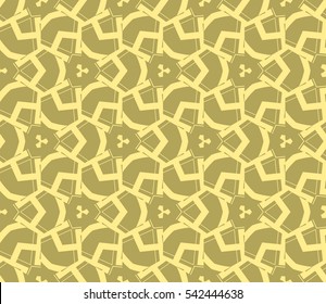 Color design geometric pattern. Seamless vector illustration yellow color.