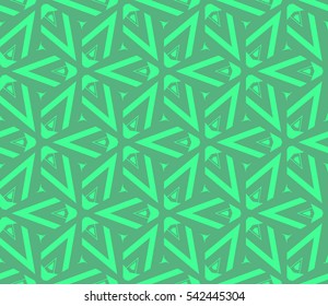 Color design geometric pattern. Seamless vector illustration green color.
