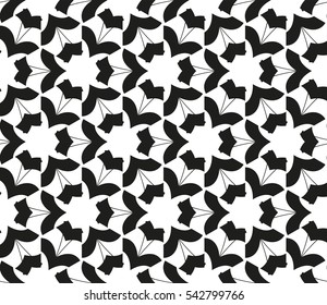 Color design geometric pattern. Seamless vector illustration black and white color.