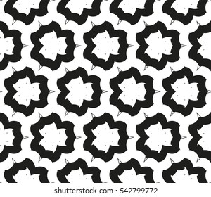 Color design geometric pattern. Seamless vector illustration black and white color.