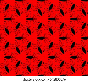 Color design geometric pattern. Seamless vector illustration red color.