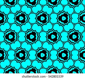 Color design geometric pattern. Seamless vector illustration blue color.