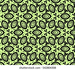 Color design geometric pattern. Seamless vector illustration green color.