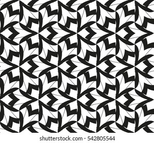 Color design geometric pattern. Seamless vector illustration black and white color.