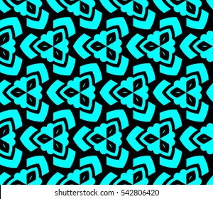 Color design geometric pattern. Seamless vector illustration blue color.