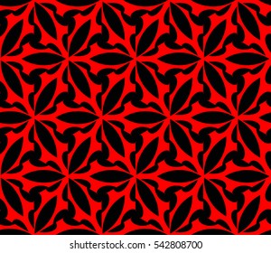 Color design geometric pattern. Seamless vector illustration red color.