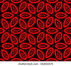 Color design geometric pattern. Seamless vector illustration red color.