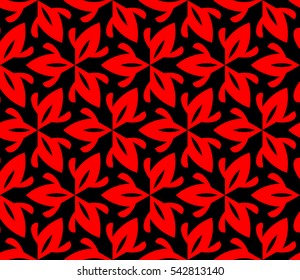 Color design geometric pattern. Seamless vector illustration red color.