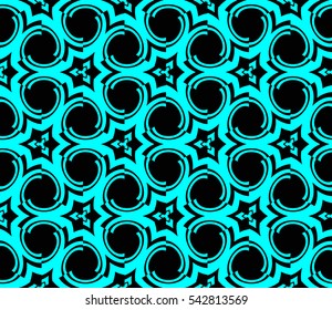 Color design geometric pattern. Seamless vector illustration blue color.