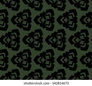 Color design geometric pattern. Seamless vector illustration green color.