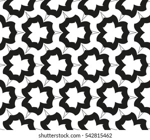 Color design geometric pattern. Seamless vector illustration black and white color.