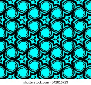 Color design geometric pattern. Seamless vector illustration blue color.