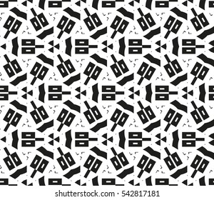 Color design geometric pattern. Seamless vector illustration black and white color.