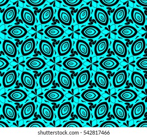 Color design geometric pattern. Seamless vector illustration blue color.