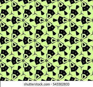 Color design geometric pattern. Seamless vector illustration green color.