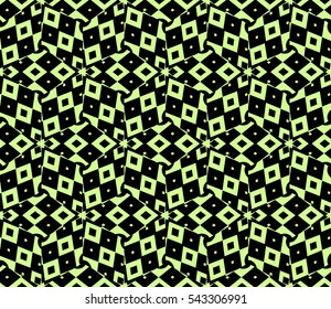 Color design geometric pattern. Seamless vector illustration green color.