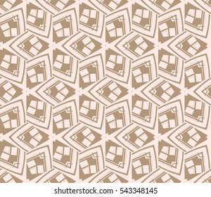 Color design geometric pattern. Seamless vector illustration beige color.