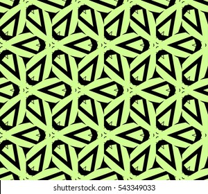 Color design geometric pattern. Seamless vector illustration green color.