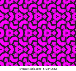 Color design geometric pattern. Seamless vector illustration purple color.