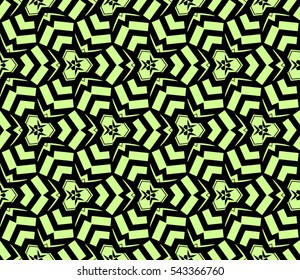 Color design geometric pattern. Seamless vector illustration green color.