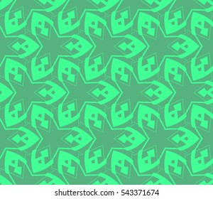 Color design geometric pattern. Seamless vector illustration green color.