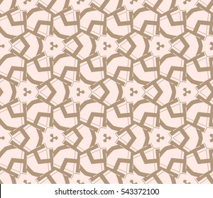 Color design geometric pattern. Seamless vector illustration beige color.