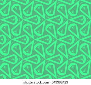 Color design geometric pattern. Seamless vector illustration green color.