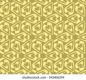 Color design geometric pattern. Seamless vector illustration yellow color.