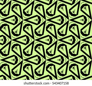 Color design geometric pattern. Seamless vector illustration green color.
