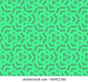 Color design geometric pattern. Seamless vector illustration green color.