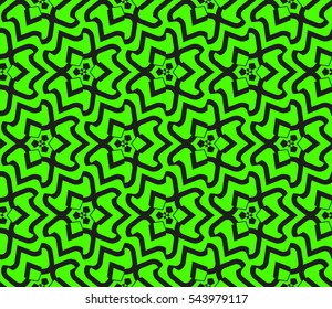 Color design geometric pattern. Seamless vector illustration green color.