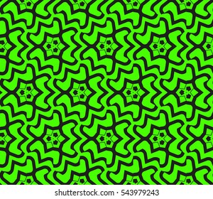 Color design geometric pattern. Seamless vector illustration green color.