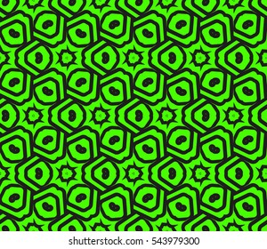 Color design geometric pattern. Seamless vector illustration green color.