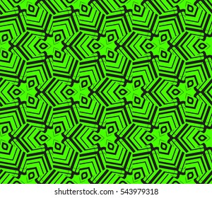 Color design geometric pattern. Seamless vector illustration green color.